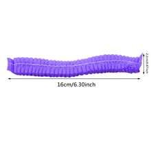 unids/pack gorro de baño desechable cubiertas para la cabeza del pelo red Bouffant gorros antipolvo transpirables gorros de baño para ducha cocina CGEZ - Rosa - Ver 4