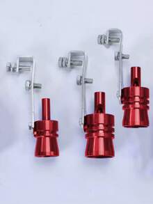 Turbo Whistle Exhaust Pipe Sound Maker, Turbo Whistler, Car Exhaust Roar Enhancer, Aluminum Exhaust Blow-Off Valve, Universal Auto Parts, Suitable For Cars And Motorcycles - Red - View 16