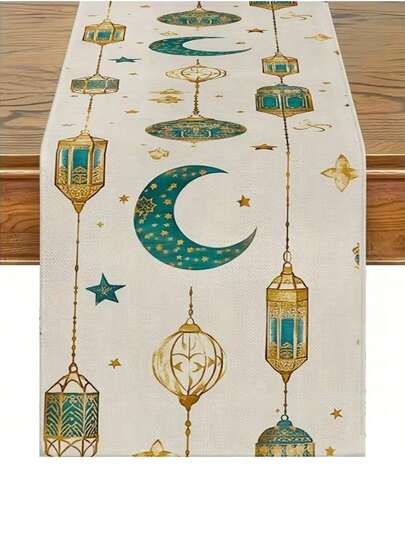 1 قطعة من عداء الطاولة ذو نمط زهري، ديكور طاولة المطبخ والطعام للربيع والصيف، مناسب للاستخدام الداخلي والخارجي في تجمعات المنزل