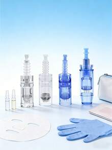 Agujas de repuesto Derma Ultima A1/A6/A10/M5/M7/N2 - 12-42 agujas/Nano redondo (estilo bayoneta) compatible con bolígrafo eléctrico de microagujas, Dr.Pen - Multicolor - Ver 1