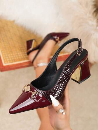 Elegant Sexy High Heel Shoes With Bow Decor, Pointed Toe, Comfortable For Party