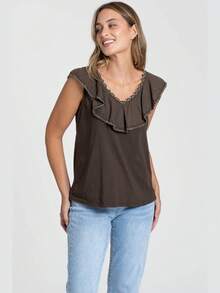 ARMONIAS Women Tops - OLIVE - View 2