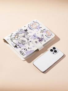 Loose-Leaf Ring Binder + Transparent Card Slots, Convenient Card Insertion And Removal, Adorable Cat Print Loose-Leaf Stamp Album, Soft Material, Suitable For Bank Cards, Credit Cards, Stamps, Game Cards - Multicolor - View 3