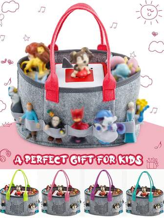 Carrying Bag, Handheld Case Suitable For Toniebox Starter And Tonies Figures, For Home And Outdoor Use, Fits Tonies Audio Players And Figures, Large Space For Storing Audio Accessories, Clothes, Etc.