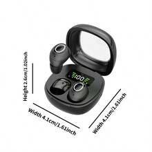 Nuevos auriculares inalámbricos mini 2025, ultra compactos, último modelo, alta definición de calidad de llamada - Multicolor - Ver 3