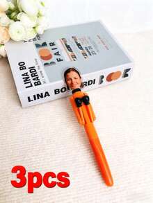 定制趣味学生姓名笔 - 1/3/5 支装，个性化打孔图案笔，适合返校、课堂用品、教师节礼物和学习激励，多功能、装饰性强，可作旅行收纳包 - 彩色 - 查看 21