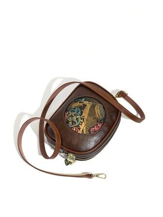 กระเป๋าโทรศัพท์สะพายข้างขนาดเล็กสำหรับผู้หญิงแบบนูน