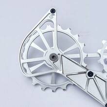 Mountain Bike Rear Derailleur Hanger With Extra Large Pulley Wheel Bearings, Compatible With SRAM NX GX X01 XX1 Eagle 12 Speed - Gold - View 6