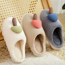 Cotton Slippers For Ladies, Suitable For Home Use, Anti-Slip, Warm And Comfortable. Cotton Slippers For Couples, With Plush And Matte Finish. - Yellow - View 5