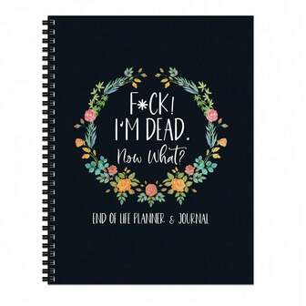 Funny "What To Do When I Die" Planner Notebook, Life Ending Planning Book, Suitable For Organizing Notes