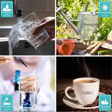 5 Packs Of 12mm Label Tape Compatible With DYMO D1 Label Maker, Black On Clear, Suitable For DYMO Label Manager/Writer Printers, 12mm (1/2 Inch) X 7m - Black On Clear - View 5