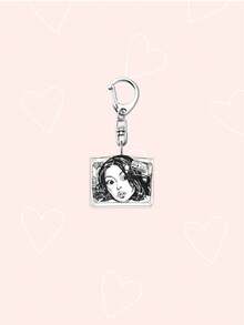 1PC Acrylic KATSEYE Keychain,Black And White Anime Backpack Charm,Car Keys, Bag AccessoriesKpop Fans Merch Goods, 2D Acrylic Bag Charm, Concert Fangoods, Christmas Gifts, Collectibles,The Best Gift For Fans - Multicolor - View 6