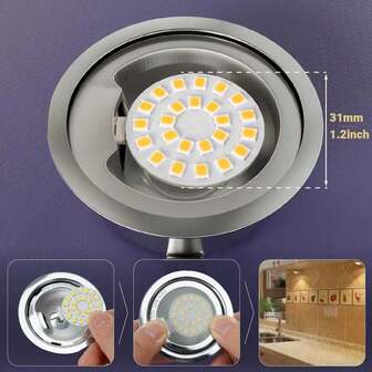 Bombilla LED G4 blanco luz del día 6000K 3-30V reemplazo de halógena de doble pin - Rango de electrodomésticos campana extractora 9V 12V 24V base T3 - Bombillas de luz empotrada para debajo del gabinete