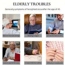 5PCS/Set Women's Fashionable Reading Glasses, Y2K Jelly Colored Fashionable Glasses, With Dopamine Multi-Color, Gradient Or Leopard Print Combination Cat Eye Frames, Suitable For Women To Use For Computer Games, Reading, And Personalized Women's Glasses. - 彩色 - 查看 11