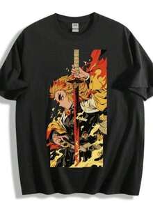 2025 Christmas Christmas T-Shirts Youth T-Shirts-A Must-Have Item For Fall D-Emon Slay Anime Shirt Anime Shirt Slayer Anime Shirt D-Emon Anime Graphic Sweatshirt Anime Tee Gift Unisex Shirt Anime Hoodie D-Emon HoodieKids' T-Shirts, Sports T-Shirts, Halloween T-Shirts Perfect Christmas & Holiday Gift For Boys And Girls - Black 1 - 查看 6
