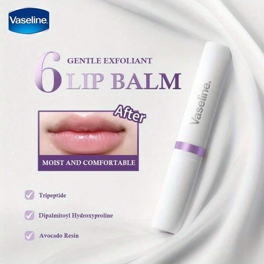 Son dưỡng môi Vaseline Intensive Care làm dịu và bảo vệ môi #4 1.8g, #5 Tẩy tế bào chết dưỡng ẩm, #6 Cải thiện độ đàn hồi, ngăn ngừa khô môi, nếp nhăn, Quà Giáng sinh, Trang điểm, Chăm sóc da, Chăm sóc môi, Món quà Giáng sinh hoàn hảo cho người thân yêu và bạn bè - #6 Giảm nếp nhăn và tăng cường độ đàn hồi - Xem 1