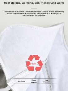 1/3 Stücke schwarze/rosa Gesichtsmaske für Frauen, hält warm und ist atmungsaktiv, kurzer Kinnschutz aus Samtgewebe, geeignet für Herbst und Winter mit bestickter Hasengesichtsmaske