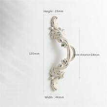 1 pezzo Maniglia retrò in lega di zinco bronzo antico e argento per mobili, cassetti, armadi, credenze, cantinette vino, accessori per mobili - Multicolore - Visualizzare 11