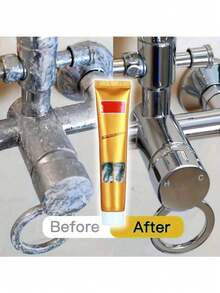 JAYSUING معجون تلميع معدني، عامل تنظيف وتلميع متعدد الأغراض للفولاذ المقاوم للصدأ، مناسب لتنظيف المطبخ، إزالة الصدأ والبقع. إنه هدية رائعة للعائلة والأصدقاء، وخيار مثالي لديكورات عيد الميلاد، هدايا عيد الميلاد، وهدايا رأس السنة. (شحن عشوائي للإصدارات الجديدة والقديمة.) - الذهبي - مشاهدة 6