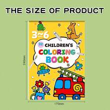 32 Pages Children's Coloring Book, Cartoon Drawing Book, Interesting Coloring Book To Cultivate Concentration, Suitable As Christmas Gift And Back To School - Multicolor - View 9