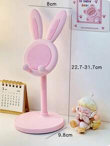 Giá đỡ điện thoại hình thỏ dễ thương có thể điều chỉnh (1 cái/2 cái), giá đỡ điện thoại để bàn hình thỏ phù hợp với mọi loại điện thoại, giá đỡ điện thoại để bàn có thể điều chỉnh góc và chiều cao, vật trang trí ngộ nghĩnh, phụ kiện điện thoại hình thỏ dễ thương, trang trí văn phòng. - Nhiều màu - Xem 11
