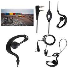 Auricular Walkie Talkie Headphones Earpiece Two Way Radio Headset BF - 888S/ BF - 777S/ BF - 666S/ - 5R/ 5RA/ 5RE 2 PCS EJ01 2Pack - 2 x auricular - Ver 1