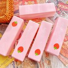 1PC Of Popular Strawberry Milk Sticks, Slow-Rebound Butter Sticks, Squeezeable, Soft And Bouncy Texture, Stress Relief Artifact. - Multicolor - View 2