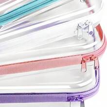 Travel Cosmetic Organizer u2013 Bag Four - Piece Set of Storage Containers Toiletries, Skin Care Products, Women Essentials, Bathroom Carry, Outdoor Trips, Vacation, Daily Portable - inicial - Ver 6