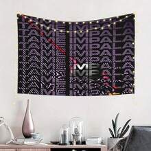1pc, CONCAVER Tame Music Impala Singer Band Tapestry Art Wall Hanging For Bedroom, Dorm Room, Party, Indoor And Outdoor Decoration, Measuring 40"X60". - 彩色 - 查看 3