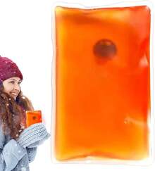 Calentadores de manos de gel: paquetes de calor instantáneo activados por cliic, bolsas de gel de PVC reutilizables |   Almohadillas térmicas de mano redondas y cuadradas para trabajar, deporte - cuadrado - Ver 7