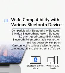 HP DM10 Wireless Bluetooth Dual-Mode Mouse: Bluetooth 5.0 + 2.4G Dual Connection, Quick Switching Between Multiple Devices, Stable Transmission Up To 10 Meters, Quiet Buttons, Long Battery Life (Battery Version), Compatible With Desktop And Laptops [Battery Version Includes Mouse Pad] - Silver Gray - View 5