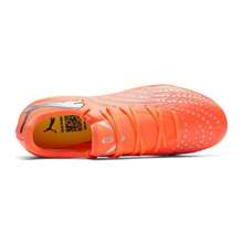 Puma FUTURE-9-PLAY-TT 足球鞋/运动训练鞋，带 TT 鞋钉，108918-01 - 亮紅色-彪馬白-黑色-銀色 - 查看 4