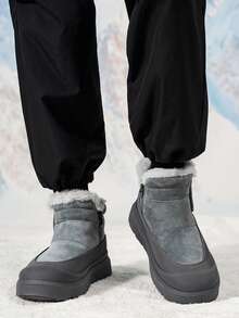 Herren Winter 2025 Neue Plüsch Verstärkte Weiche Sohle Rutschfeste Warme Winter Schuhe - mehrfarbig - Übersicht 9