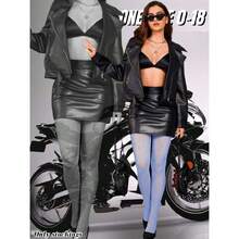 Women Sexy Leopard Print Lace Tights, Cheetah Patterned Pantyhose Leggings, Sheer Fishnet Stockings Club Rave Outfits,34593483 - Màu xanh lam - Xem 6
