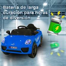 Coche eléctrico para niños con luces RGB y control remoto – Velocidad máxima 6 km/h, batería 12V - Rojo - Ver 6