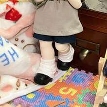 Tất giữ ấm chân cho búp bê BJD, Phụ kiện trang phục phong cách Nhật Bản dễ thương, Phù hợp với búp bê BJD kích thước cơ thể 1/6/30cm/11,81 inch trở xuống, Tất thường ngày, Đồ trang trí, Tất đan, Quà tặng cho bé gái, Sinh nhật, Ngày lễ (Chỉ có tất giữ ấm chân, Không bao gồm búp bê và giày) - Nhiều màu - Xem 4