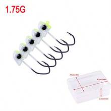 5PCS Swimbait Jig Heads Saltwater Crappie Jig Heads Fishing Hooks High Carbon Steel Soft Lure Fishing Jigs Heads For Bass Trout - Multicolor - View 16