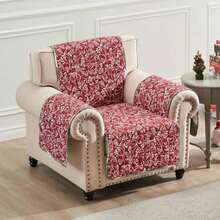 Greenland Home Willow - Funda Reversible, Protector de Muebles, sofá, día Festivo(Arm Chair Vacaciones) - Unitalla - Ver 4