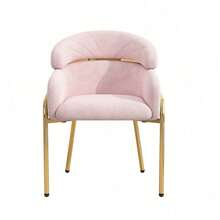 Vanity Stools - Pink + Velvet - View 8