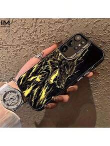 Cases For S20, S21, S22, S23, S24, S25 With A Fiery Wolf Illustration Design - Dirt-Resistant, Stylish And Modern Mobile Accessories, Gadget Cases, Artistic Smartphone Cases, Elegant Mobile Phone Cases, Dirt-Resistant Covers, High-Quality Materials, A-Series Smartphone Cases, S-Series Cases, Home Technology, Gadget Protectors - 多色1 - 查看 4