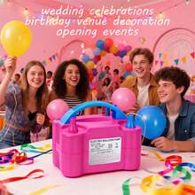 Globo de fantasía dispositivo inflable especial dispositivo ligero de carga rápida equipo de decoración de eventos asistente pequeño festival herramientas especiales, sólo llevar - Tipo de Enchufe A USA (110-127V) - Ver 3