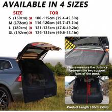 Windshield Sunshade Screen, Car Tailgate Mosquito Net Rear Magnetic Mount Car Sunshade Anti - Flying Net Cargo Trunk Ventilation Mesh Most Models MPV SUV Camping Size L - inicial - Ver 2