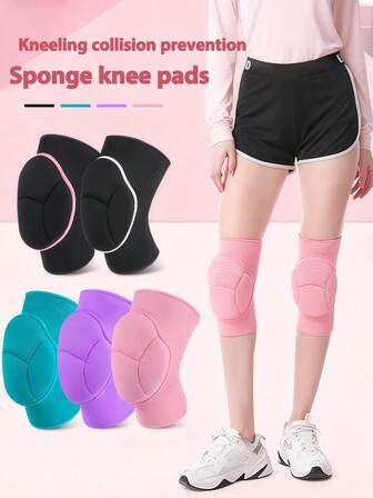 1 st, Utomhussporter Nya knäskydd för män och kvinnor, Dans, Knäböjning, Patellaskydd, Cykling, Basket, Volleyboll, Löpning, Stickad varm skyddsutrustning