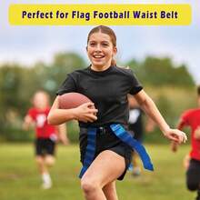 - Cinturn de ftbol con dos anillos en D de acero inoxidable de 52 pies, para hombres, mujeres, nios, jvenes y nias - negro - - Ver 6