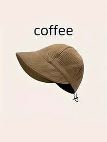 1pc Women's Sun Hat, All-Season Sun Hat, Adjustable, Waffle Knit Versatile Baseball Cap, Great Gift Choice For Valentine's Day - Multicolor - View 10