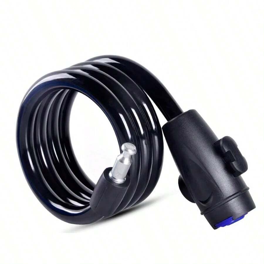 Candado para bicicleta, diseño resistente al agua, adecuado para motocicletas, bicicletas de montaña y equipos de exterior, candado para equipos de exterior - Negro - Ver 1