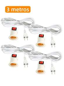 3/5 Metros Extension Con Socket Para Foco - 3 metros--4 piezas - Ver 13