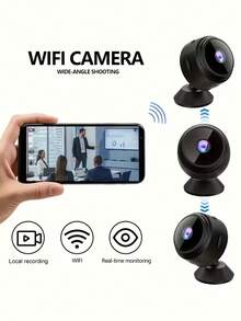 720P HD Mini WiFi Camera With Real-Time Remote Viewing, Two-Way Audio, And Motion Detection, Suitable For Home And Pet Monitoring - Multicolor - View 9