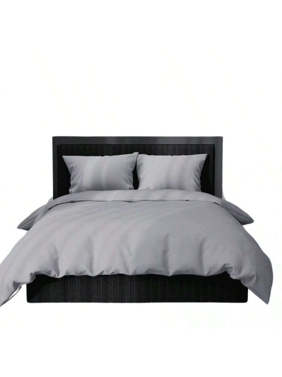 Kit de funda nórdica monocromática GB Color Gris de alta durabilidad de 240cm*220cm