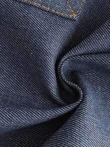 Denim Apron Soft - Unisex Bib Apron With Multifunctional Tool Pocket - Blue - View 2